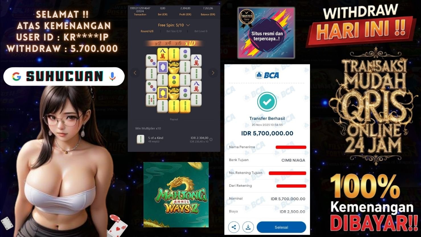 SUHUCUAN JACKPOT SLOT MAHJONG WAYS 2